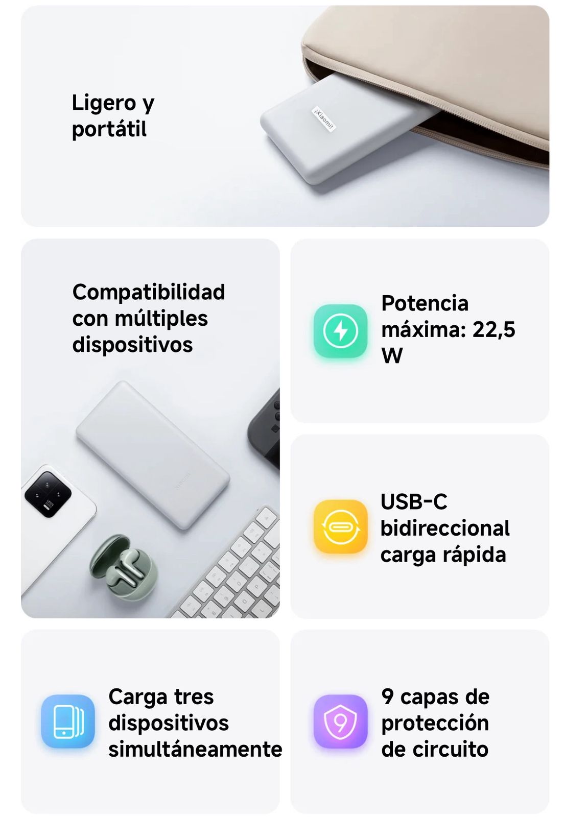 Banco de energía Xiaomi